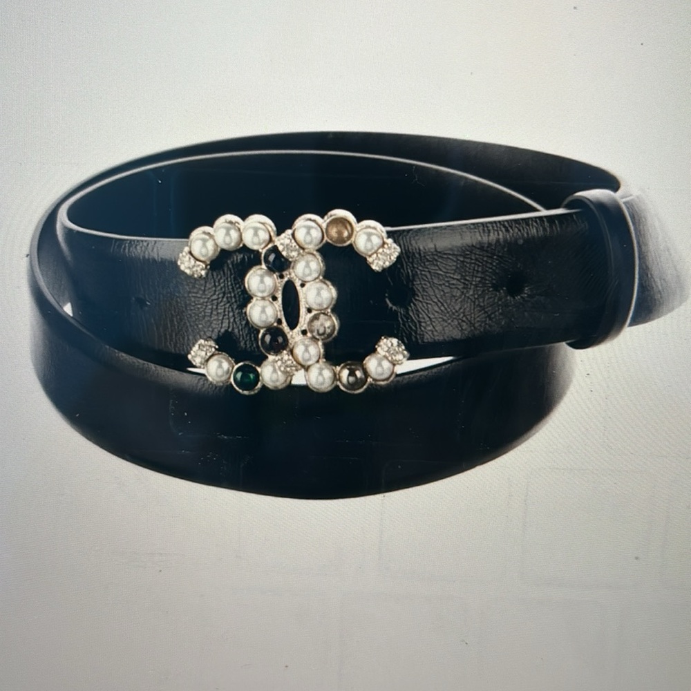 Chanel Authentic Interlocking Cc Logo Belt 2019 C… - image 1